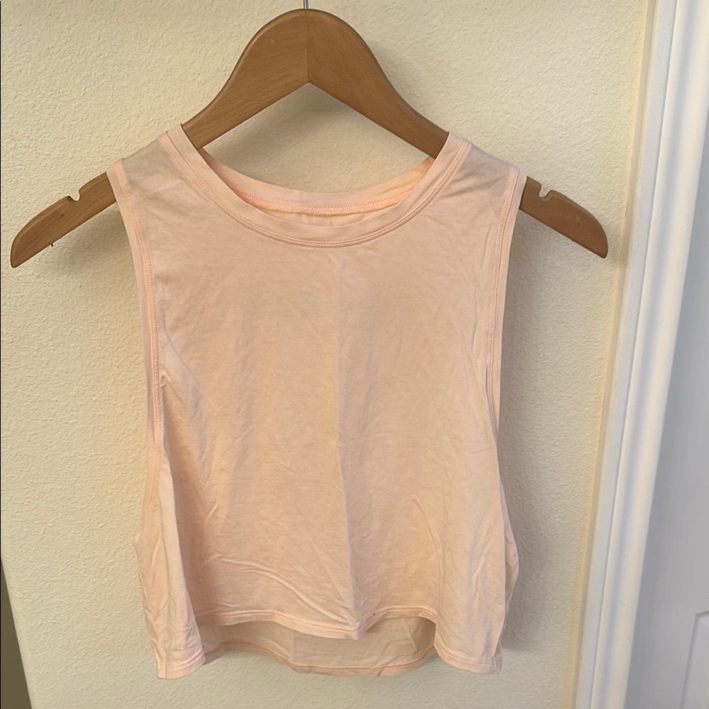Lululemon cut back cropped tank top